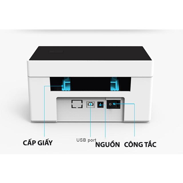 Máy in mini 9220 in nhiệt bluetooth ECOKING kết nối được tất cả các thiết bị điện thoại di động-latop-pc in đơn hàng,phiếu gửi,tem mini code, Barcode, QR code, tem phụ, tem nhỏ tốc dộ in cực nhanh 1000 tờ/1p. HÀNG CHÍNH HÃNG.