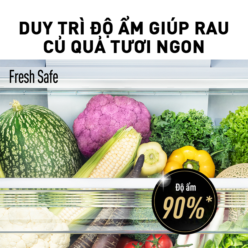 Tủ lạnh Panasonic Ngăn đông mềm diệt khuẩn 377L NR-BX421GUS9 - Tiết kiệm điện với bộ đa cảm biến Econavi - Mặt thép - Hàng chính hãng