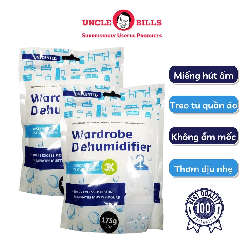 Miếng hút ẩm treo tủ quần áo Uncle Bills BA1184 có móc treo tiện lợi, hút ẩm, chống ẩm mốc cho tủ quần áo