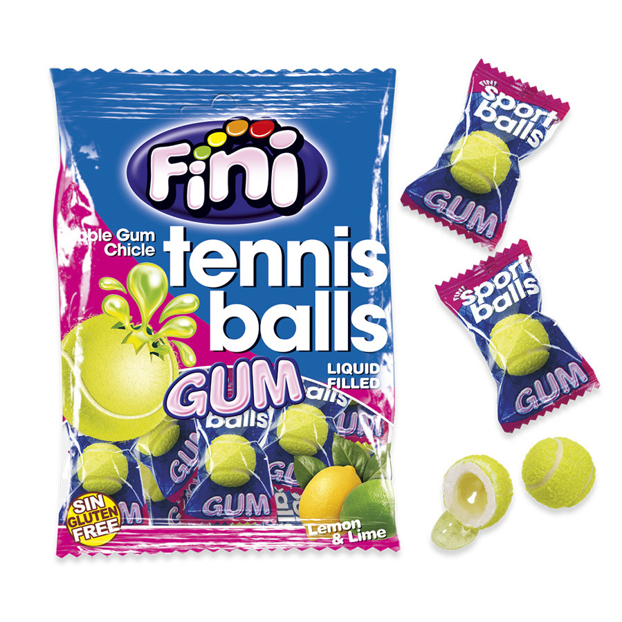 Kẹo cao su Fini Tennis Balls Gum - 80g