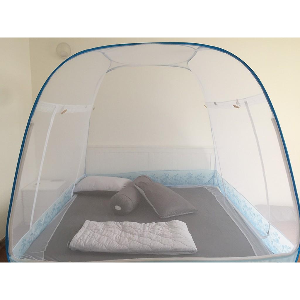 Màn mùng chụp tự bung đỉnh rộng Khương May Size x 2m