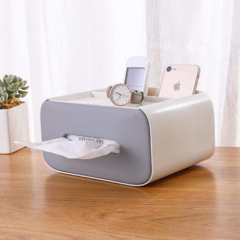 Hộp Nhựa Đựng Khăn Giấy Đa Năng Tiện Lợi