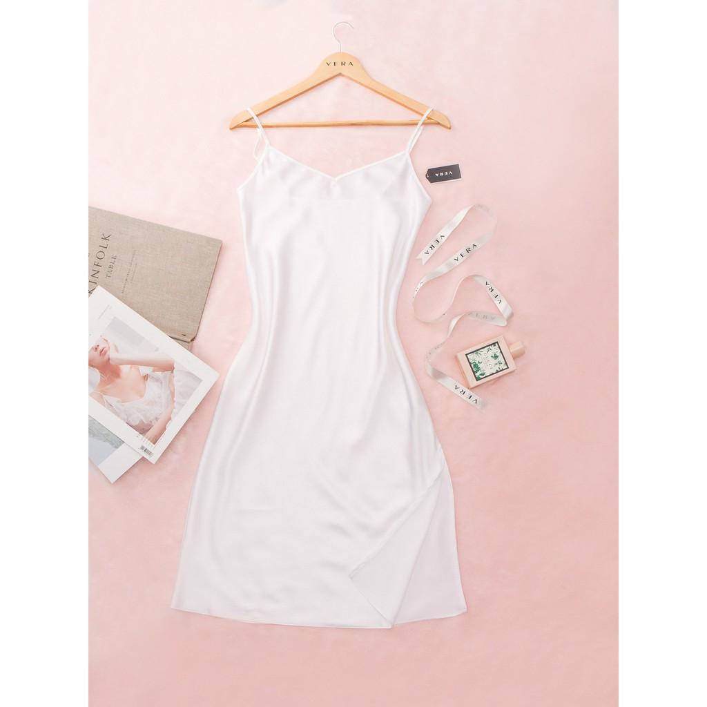 Đầm VERA hai dây satin dáng dài - 0115