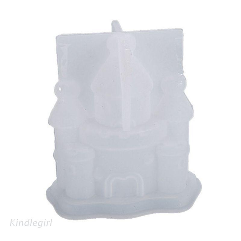 Khuôn Silicone Làm Đồ Thủ Công Hình Lâu Đài Ba Chiều