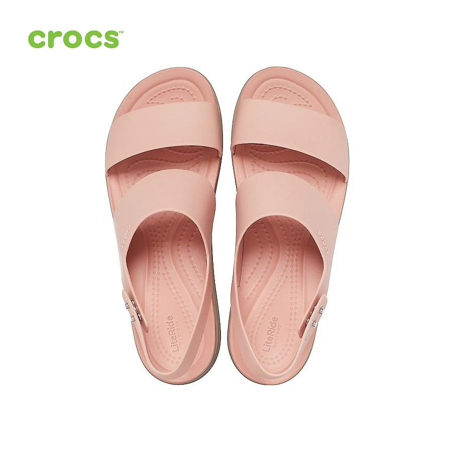 Giày Xăng Đan Nữ Crocs Brooklyn Mid Wedge 206453