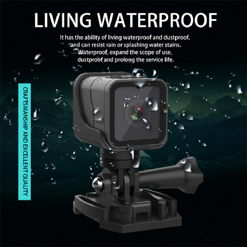 Wifi Mini Camera Hành Động 1080P HD Mũ Bảo Hiểm Xe Đạp Camera Thể Thao DV Không Dây Micro Đầu Ghi Hình Cho Xe Đạp Ô Tô Quay Video Máy Quay Nhỏ