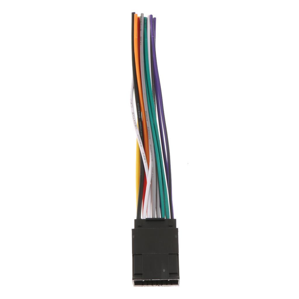 2-3pack Car Stereo Radio ISO Wire Harness Plug Adapter Connector for Chery