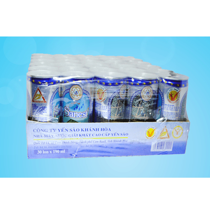 SANEST LON 190ML, KHAY 30 LON - 003K30