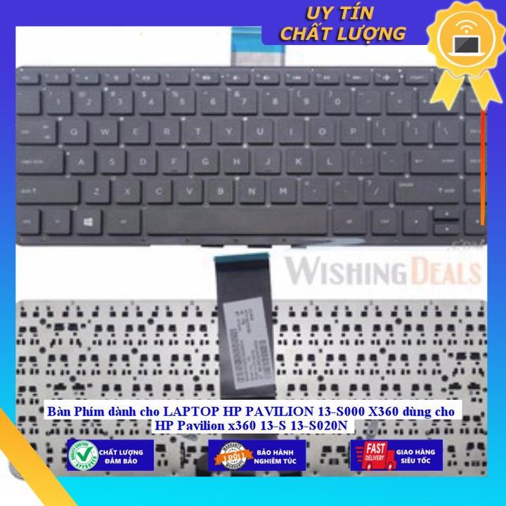 Bàn Phím dùng cho LAPTOP HP PAVILION 13-S000 X360 dùng cho HP Pavilion x360 13-S 13-S020N - Hàng chính hãng - MÀU ĐEN MIKEY2028