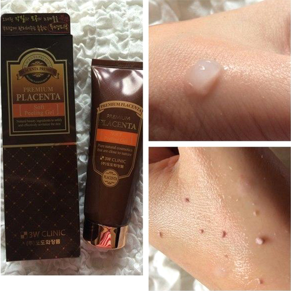 Kem Tẩy Tế Bào Chết 3W Clinic Premium Placenta Soft Peeling Gel