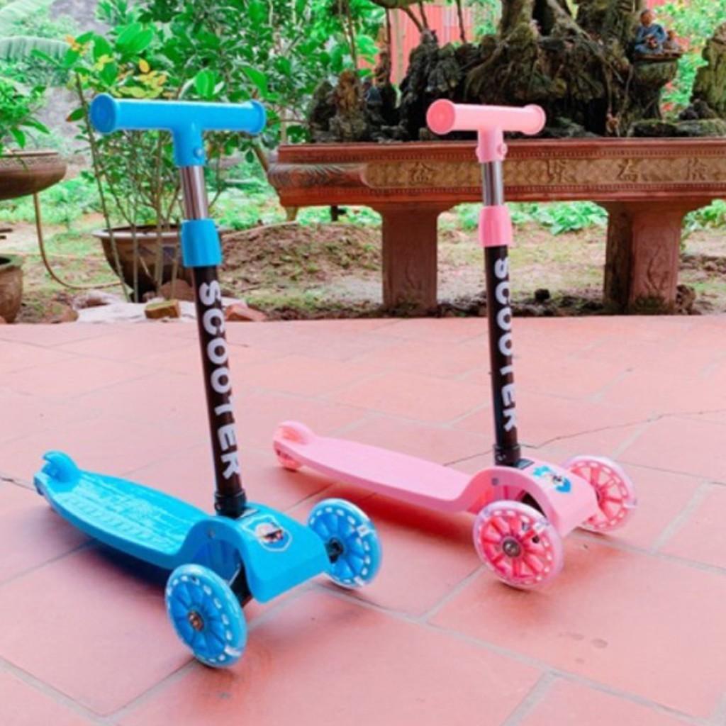Xe trượt scooter 3 bánh phát sáng có thể gấp gọn