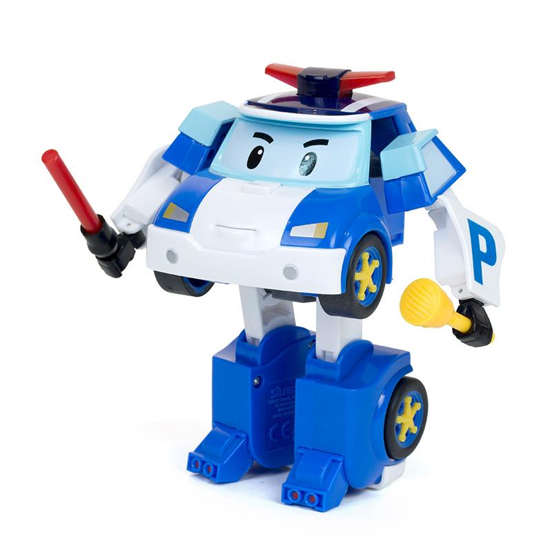 Đồ Chơi Robot Biến Hình Xe Cảnh Sát Poli Có Chạy Trớn &amp; Ánh Sáng ROBOCAR POLI 83094