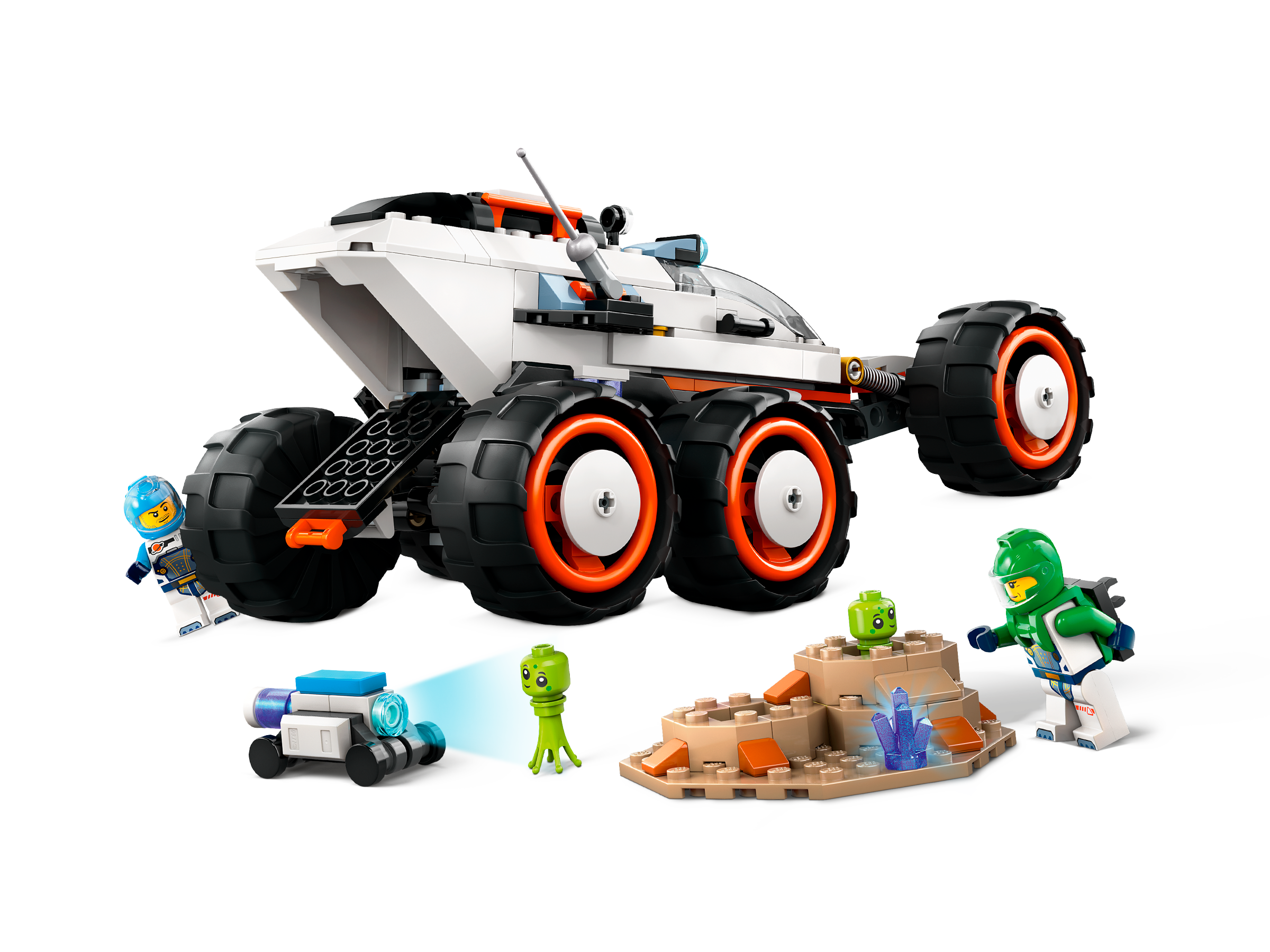 Đồ Chơi Lắp Ráp Xe Thám Hiểm Không Gian Và Người Ngoài Hành Tinh - Space Explorer Rover And Alien Life - Lego City 60431 (311 Mảnh Ghép)