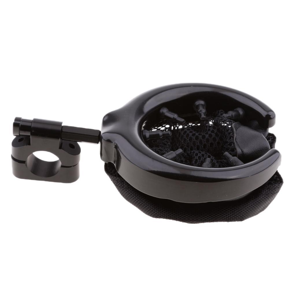 Motorcycle Motorbike Handlebar Cup Holder Black Metal Drink For Harley Models 7/8 Inch