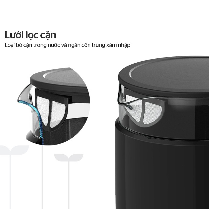 Ấm Siêu Tốc Thủy Tinh Sunhouse SHD1330 - Hàng Chính Hãng