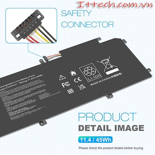 Pin Laptop Dùng Cho ASUS UX305L C31N1411 UX305 U305LA UX305CA UX305UA UX305FA