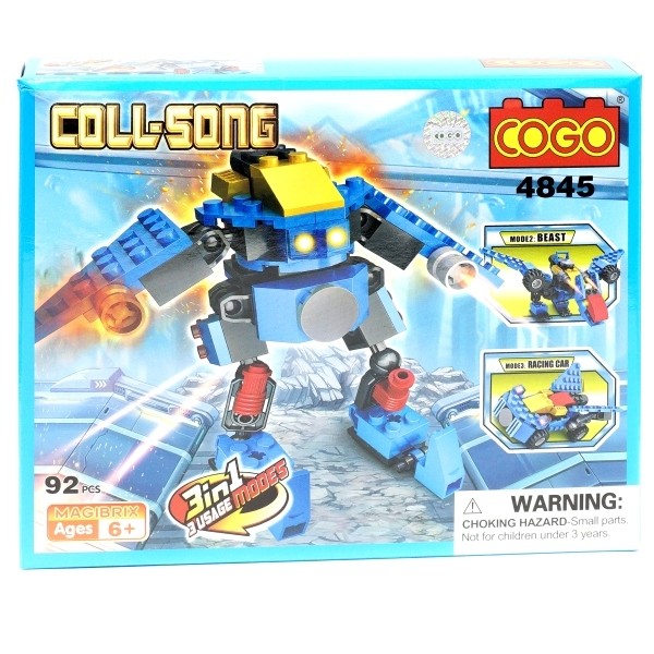 Đồ chơi lắp ráp Cogo robot 3in1 4845