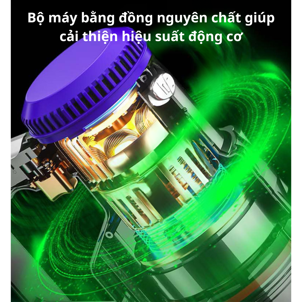 Máy hút bụi cầm tay Lumabella LB-63017 LOẠI SẠC PIN nhiều đầu hút, lõi lọc hepa lọc bụi mịn, dễ dàng vệ sinh - DELIYA HÀNG CHÍNH HÃNG