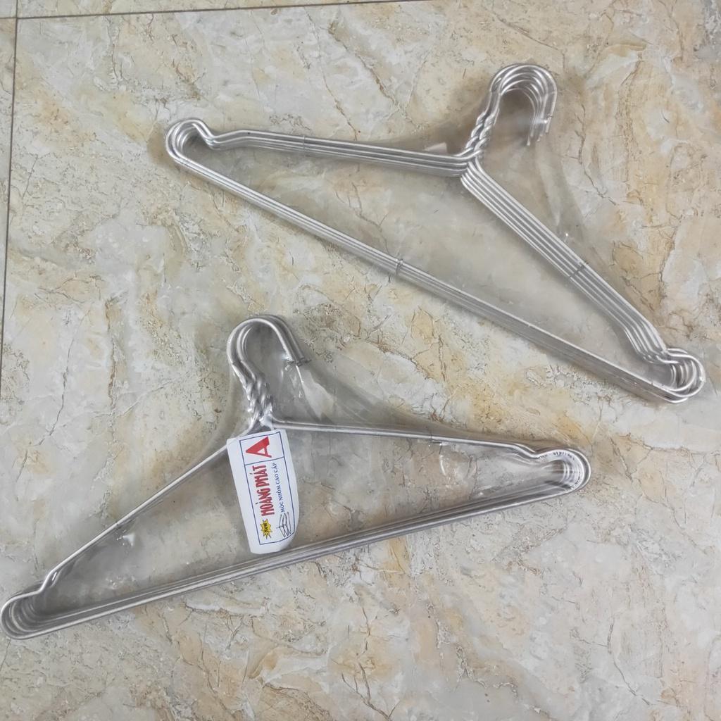Bộ 10 móc Treo phơi quần áo dầy, quần áo vừa và mỏng cho người Lớn