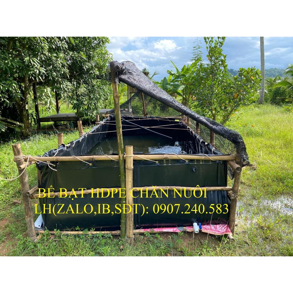 BỂ BẠT, BỂ BẠT HDPE NUÔI ỐC, LƯƠN, CUA, CÁ, ẾCH... BỂ CHỨA NƯỚC TƯƠI CÂY, BỂ BƠI...- 0.3mm)