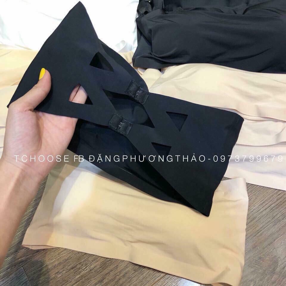 Áo bra quây trơn cài khuy