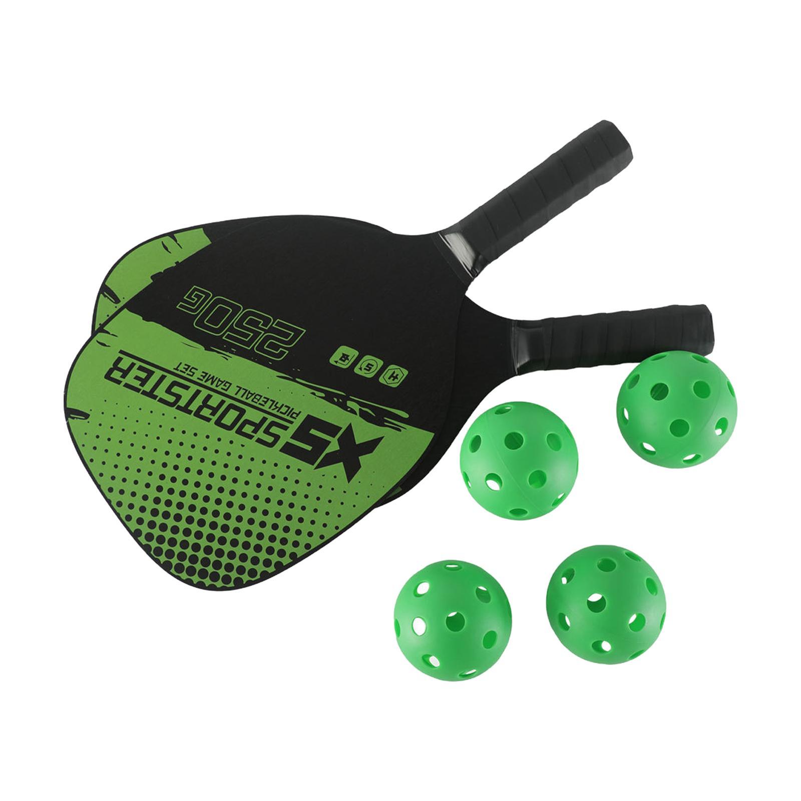 Pickleball Paddles Set of 2 Pickleball Rackets Professional with Carrying Bag Paddle for Pickleball and Ball Set Beginners 2 Players Unisex Pros