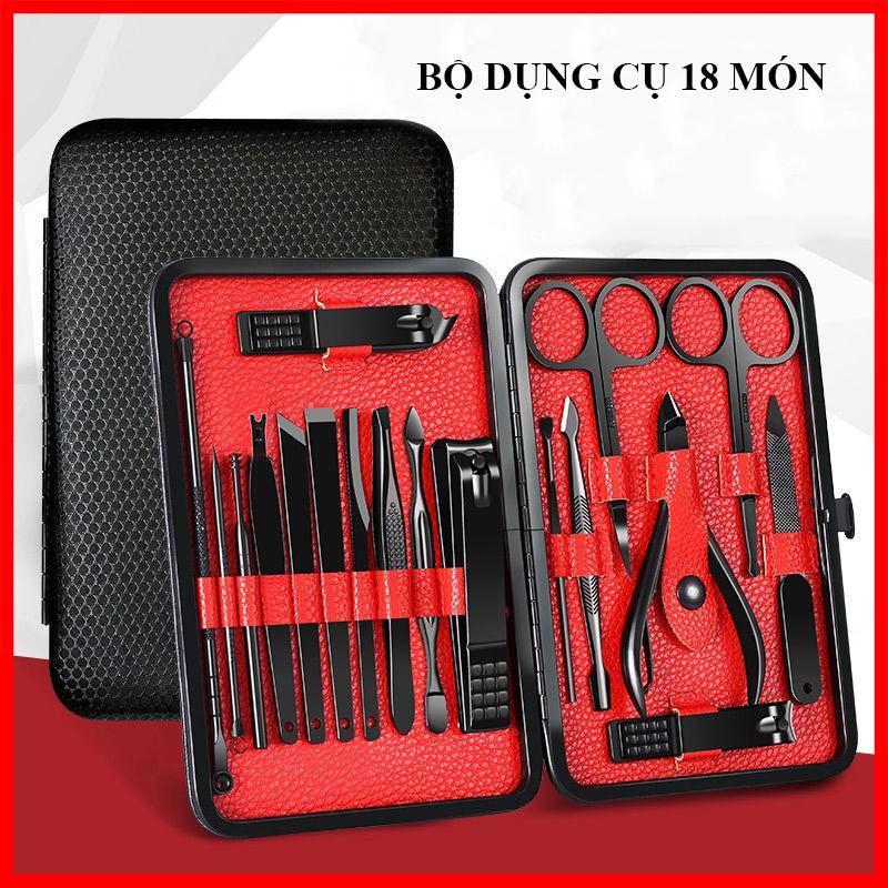 Bộ dụng cụ bấm móng tay 18 món Bộ bấm móng tay, Kềm cắt móng