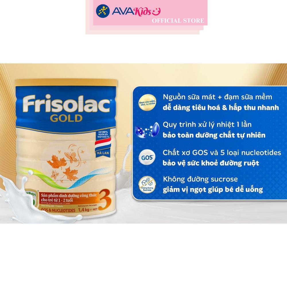 Sữa bột Friso Gold số 3 hương vani 1.4 kg (1 - 2 tuổi)
