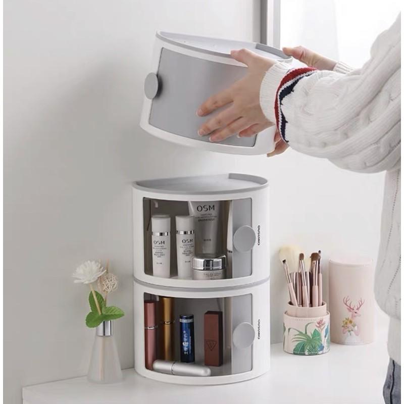 Hộp đựng khăn giấy hình bán Nguyệt dính nam trâm chịu lục OENON mẫu mới nhất cao cấp