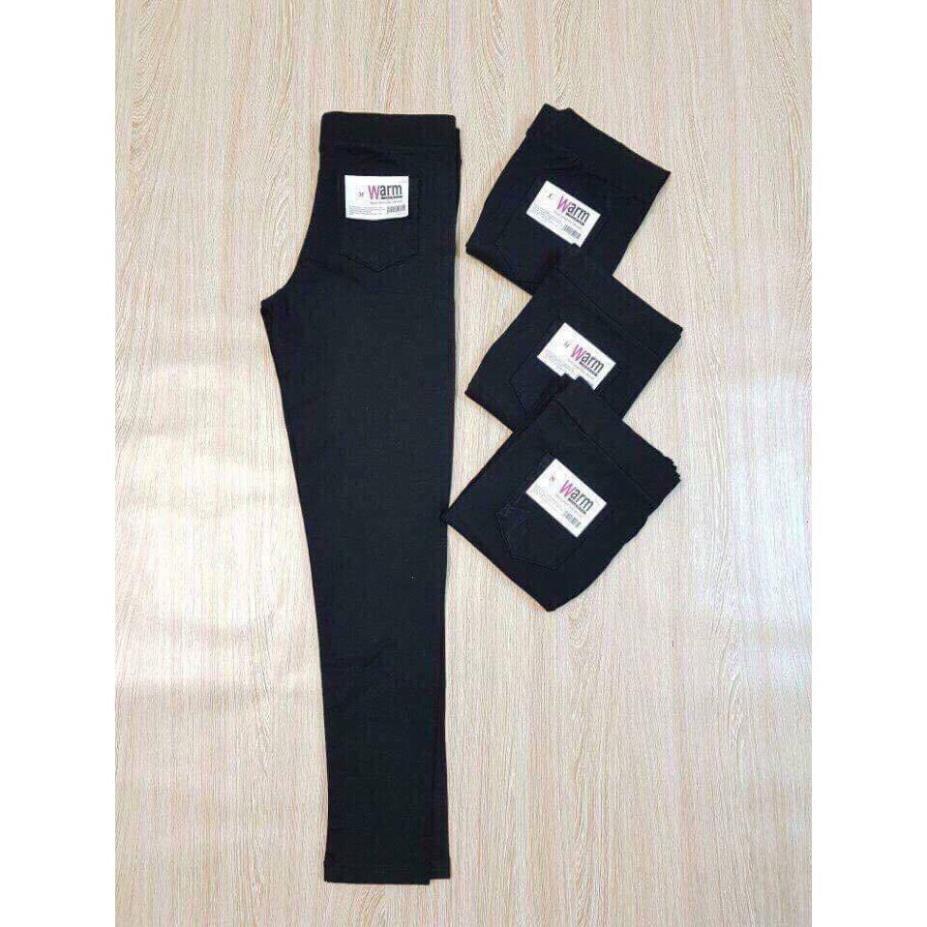 Quần legging nữ 4 túi chất cotton co giãn quần nữ cạp chun chất cotton loại 1 dày dặn mịn mát Banamo Fashion 714