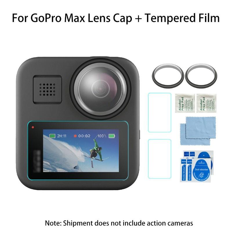 1 Bộ Kính Cường Lực Bảo Vệ Ống Kính Máy Ảnh Gopro Max