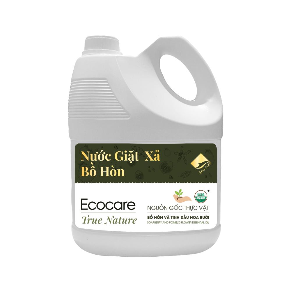 Nước giặt xả hữu cơ Bồ Hòn tinh dầu Hoa Bưởi chai 4000ml