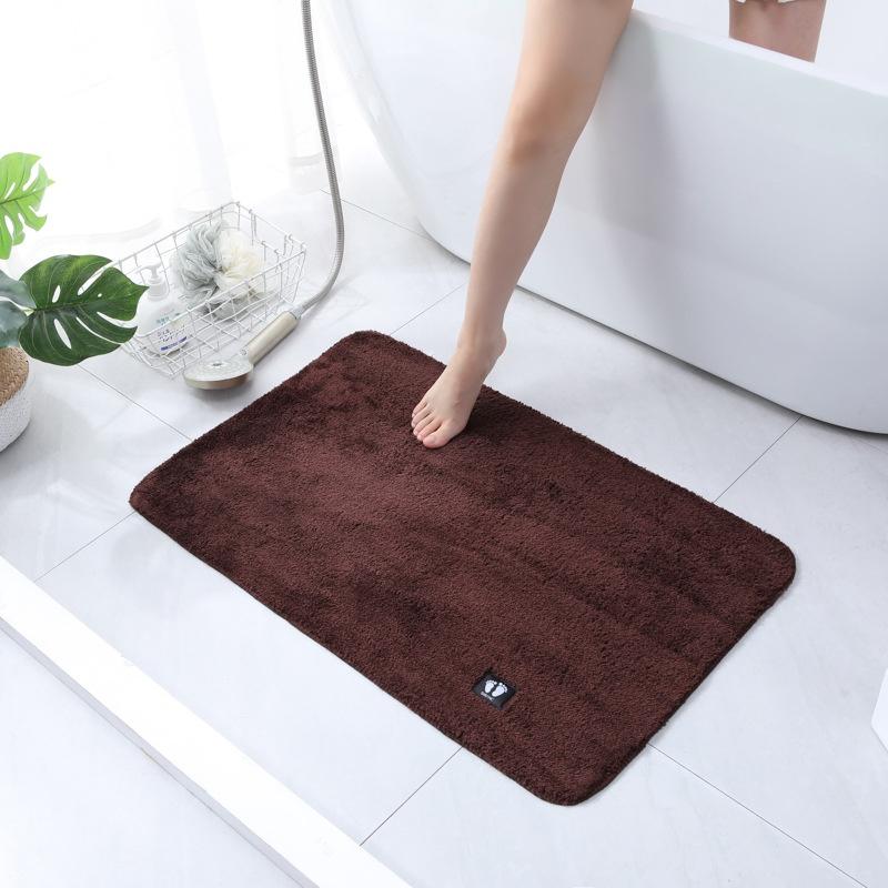 Thảm Lau Chân Nỉ - Chống Trượt, Siêu Thấm Hút Đế Cao Su Cao Cấp Lông Mịn Dày Dặn 40x60cm - Hàng Loại 1