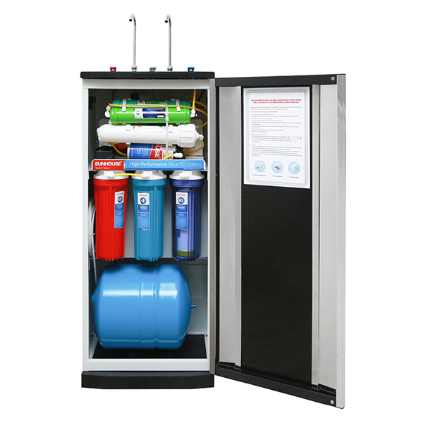 Máy Lọc Nước R.O Tích Hợp Nóng Lạnh 10 Lõi Sunhouse SHR76210CK - Hàng chính hãng