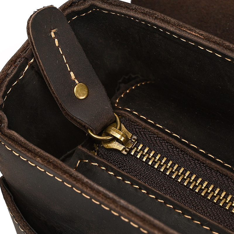 Túi đeo chéo nam DA BÒ THẬT phong cách mới  - BEE GEE TDCN9379