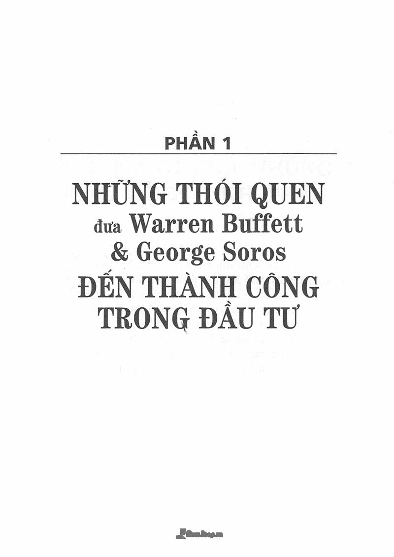 Bí Quyết Đầu Tư Và Kinh Doanh Chứng Khoán Của Tỷ Phú Warren Buffett Và George Soros _FN