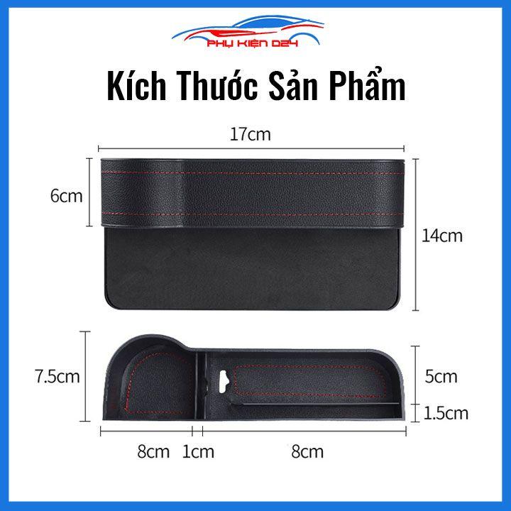 Khay đựng đồ ô tô có khe ghế hộc để đồ cao cấp trên xe hơi