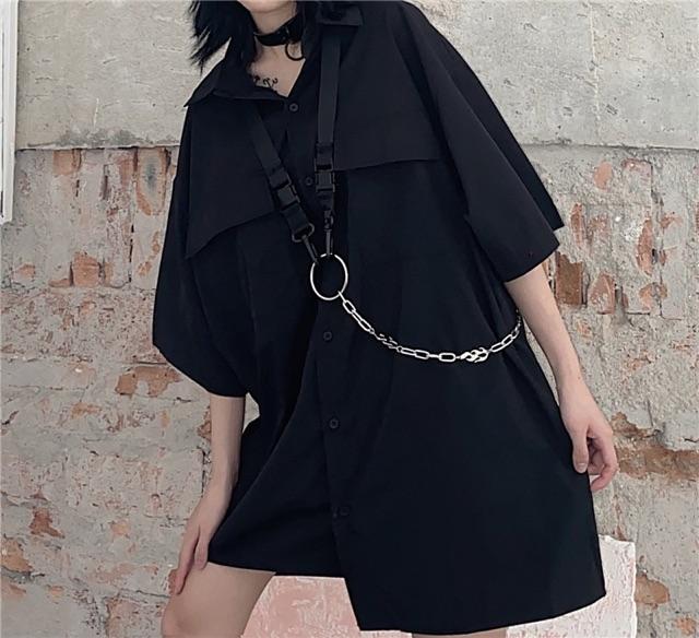 Áo sơmi tặng kèm phụ kiện chain ring