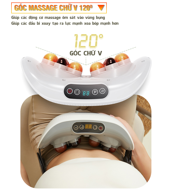 Máy Massage Bụng Cao Cấp Nikio NK-166DC - Công Nghệ Xoa Bóp Kết Hợp Hồng Ngoại Hiện Đại, Hỗ Trợ Cải Thiện Vòng 2 Cực Nhanh, Pin Sạc Tiện Lợi