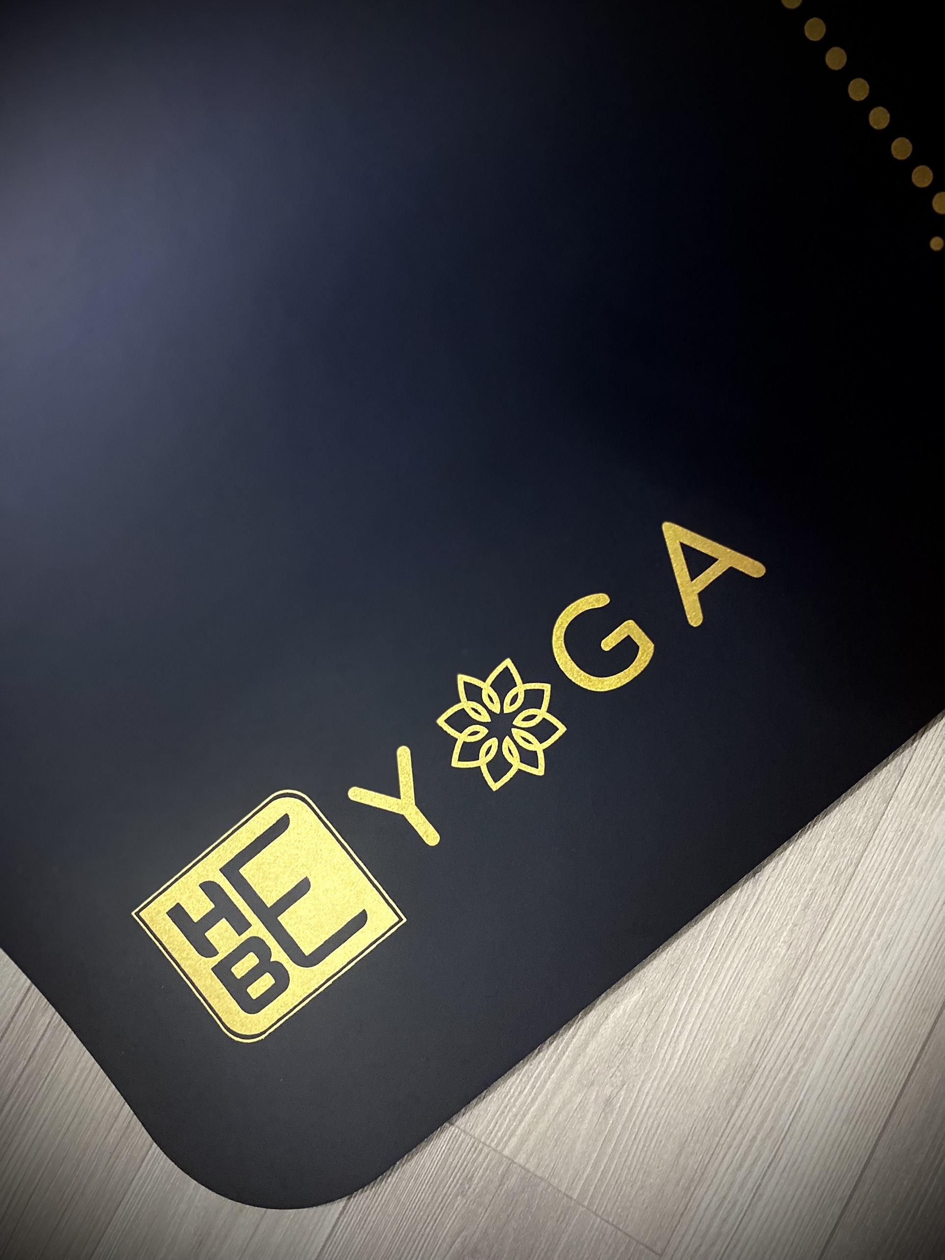 Thảm Tập Yoga Hebeyoga Pu Cao Su Hoa Văn Hoạ Tiết Cao Cấp 5mm