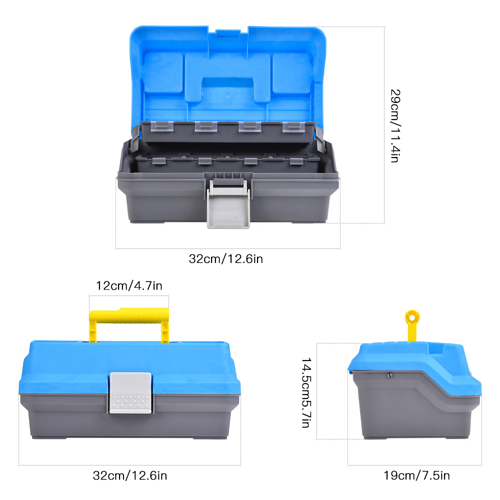 Hộp đựng đồ câu cá 3 tầng nhiều ngăn
