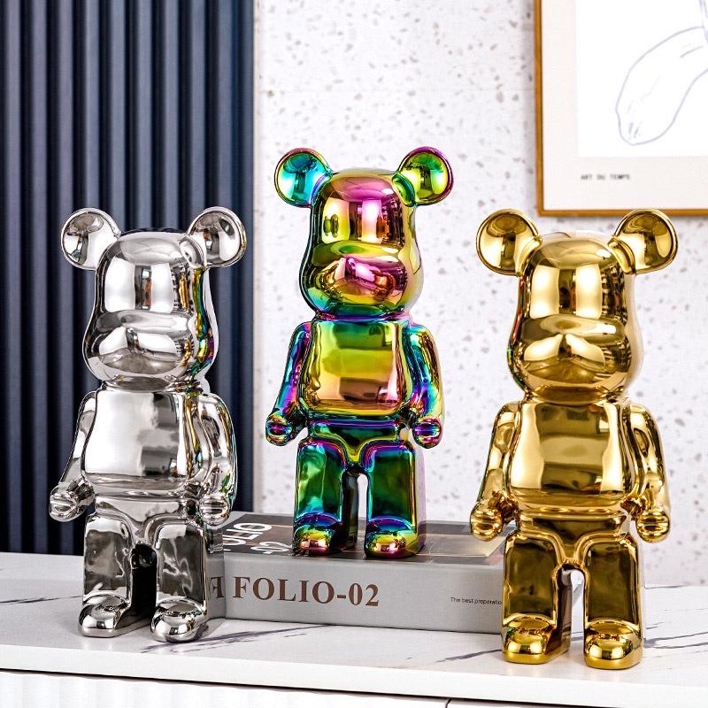 Tượng Gấu – Bearbrick12, tượng trang trí, trang trí bàn, quà tặng decor