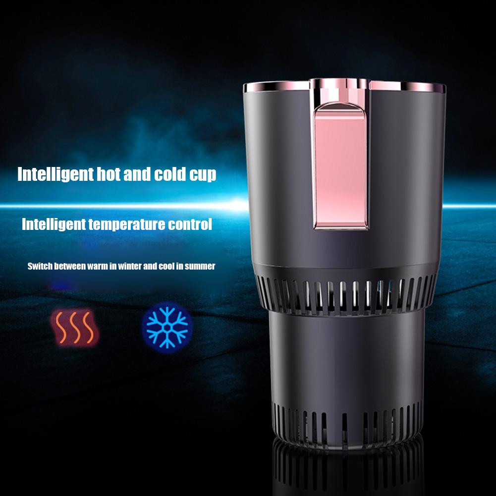 12V Thông Minh 2 Trong 1 Xe Ô Tô Đựng Ly Mát Nóng Cho Thức Uống Đồ Uống Có Thể Cho Bé Với Nhiệt Độ Kỹ Thuật Số màn Hình Hiển Thị