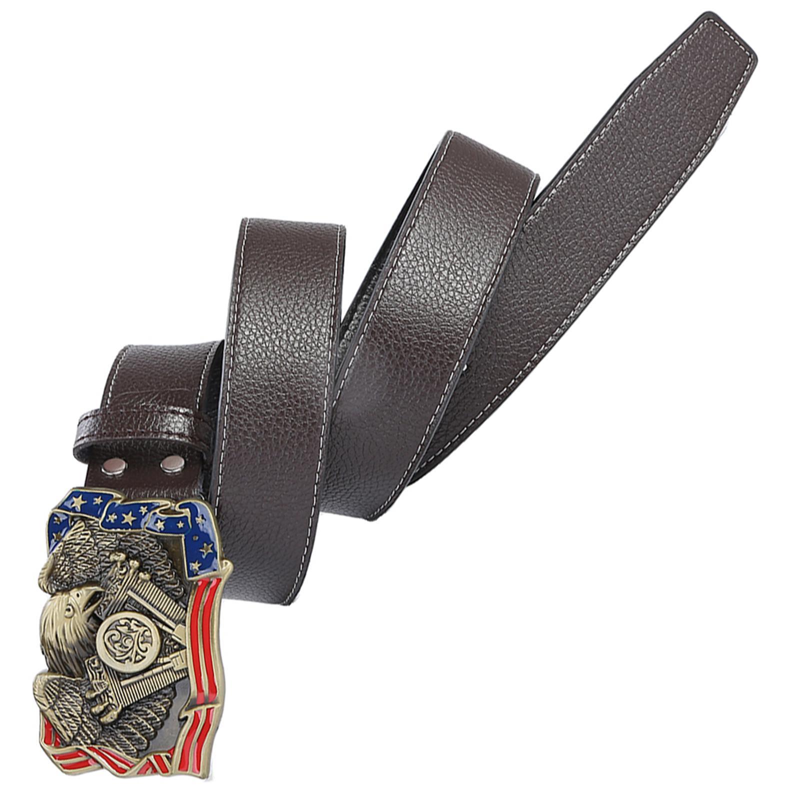 Western Belts Adjustable Decorative 120cm Country Belt for Pants Jeans Shirt