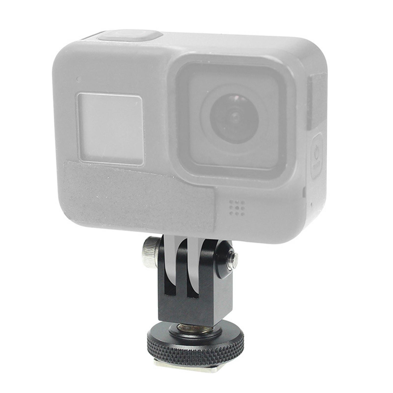 Quick Release Cold Shoe Mount Adapter for 6 5 Camera Black
