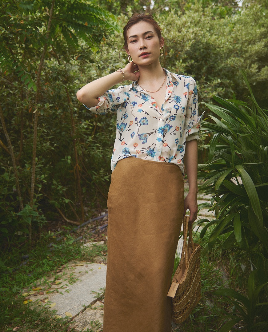 Áo Sơ Mi Hoa Thanh Điền TOP171 thời trang thiết kế Hity