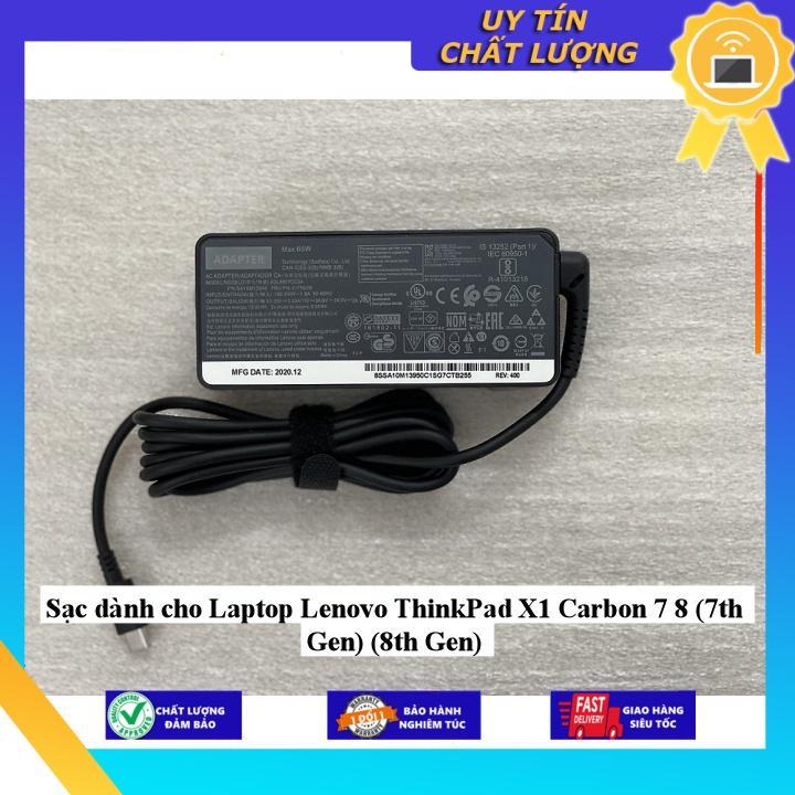 Sạc dùng cho Laptop Lenovo ThinkPad X1 Carbon 7 8 - Hàng Nhập Khẩu New Seal