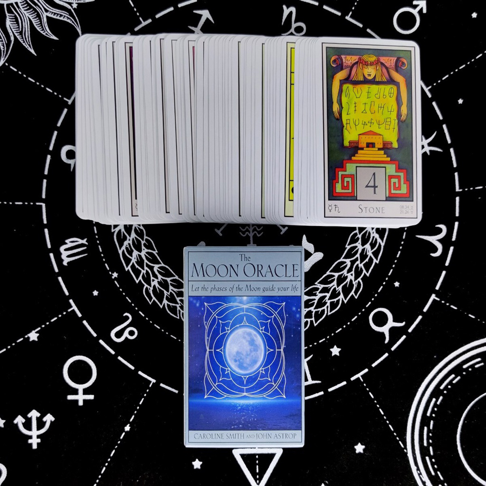 Bộ Bài Moon Oracle 72 Lá Bài Tặng Đá Thanh Tẩy