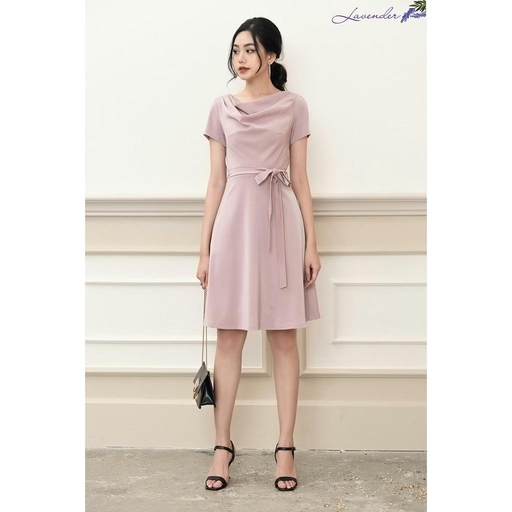 Đầm cổ đổ dáng xòe