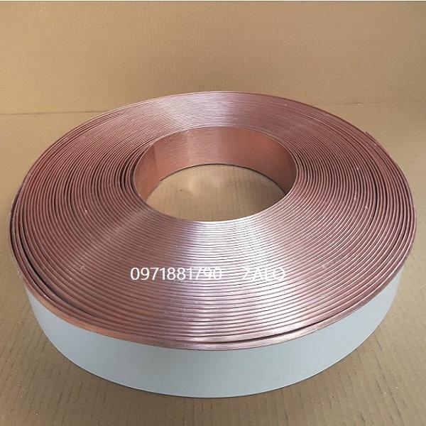 Nhôm uốn chân chữ mầu đồng xước 1 gờ